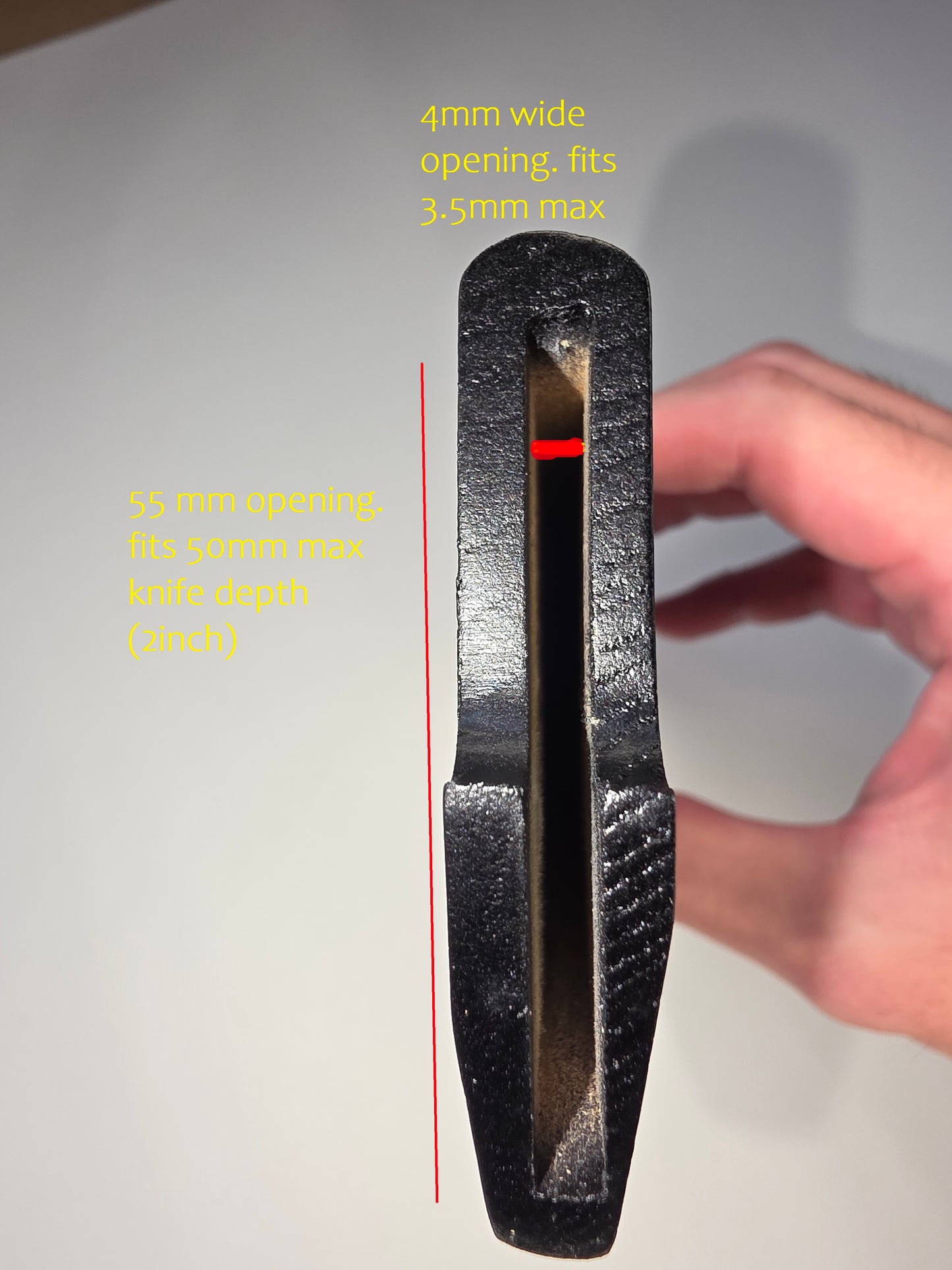Magnetic Wooden Saya – Fits Up to 210mm Blades