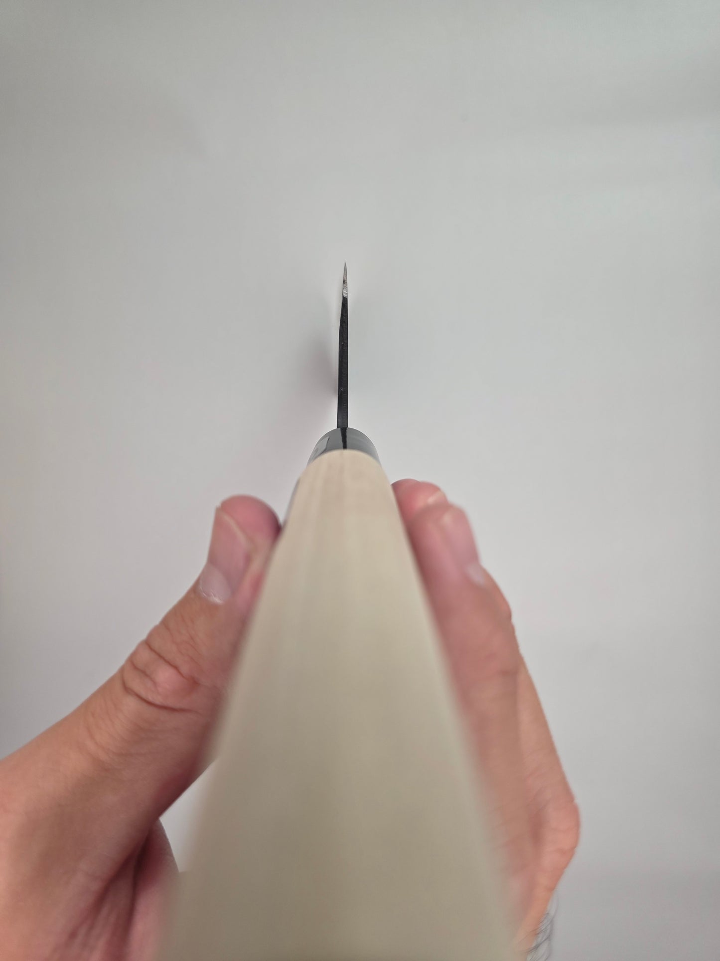 Kanetsune 165mm Nakiri Aogami #2 Steel Kurouchi