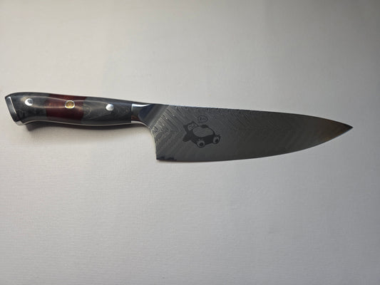 Snorlax Custom Engraved Chef Knife 8 Inch