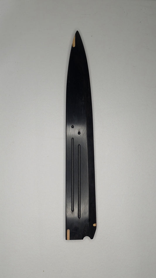 Magnetic Wooden Yanagiba Saya (270mm–300mm) – Sashimi Knife Cover (Right Hand)