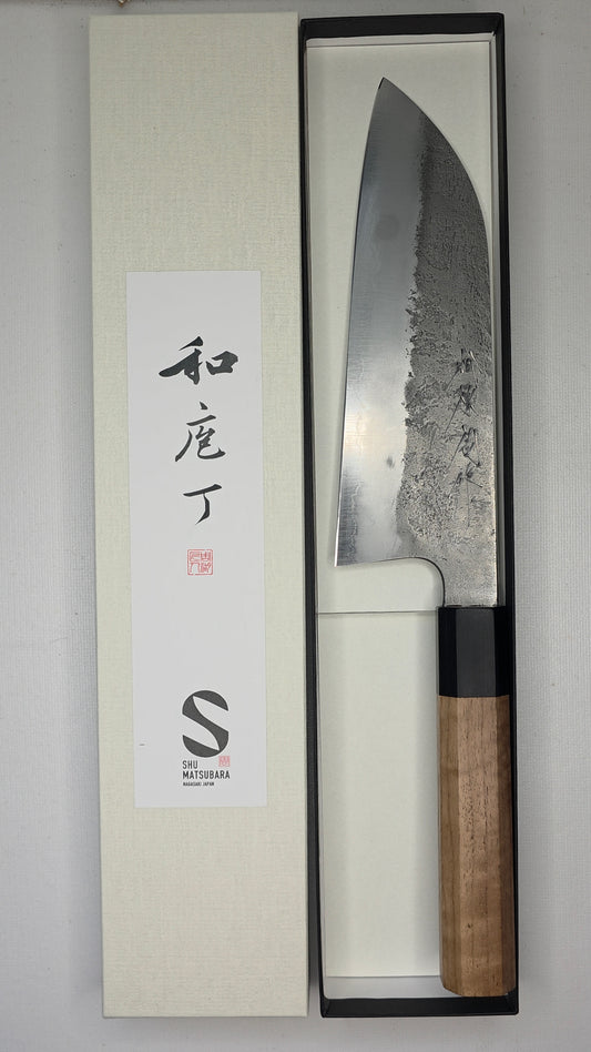 Matsubara Nashiji Santoku 165mm Aogami #2
