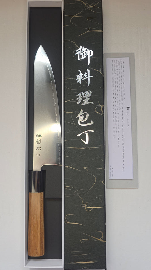 Hatsukokoro Hikari Gyuto 210mm SLD Steel